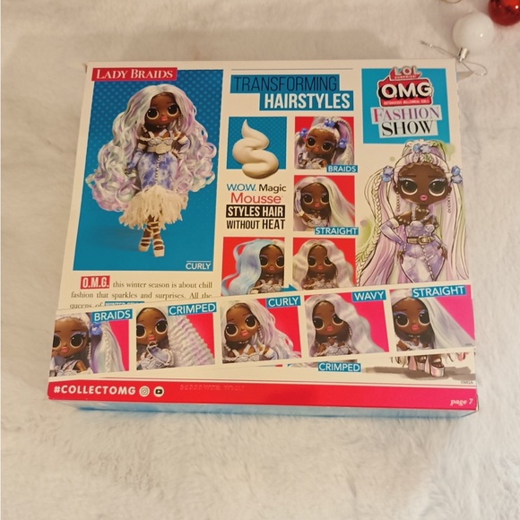 L.O.L. Surprise! OMG Lady Braids Doll with Transforming Hairstyles - Picture 3 of 16